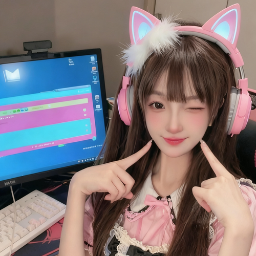 电竞少女的美女聊天室